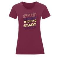 Тениска "Start Doing" (дамска) - small - 5