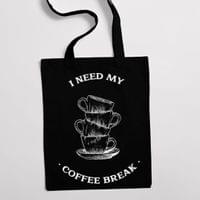 Eко чанта "Coffee Break" - small - 1