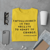 Мъжка тениска "1N73LL1G3NC3" - small - 0