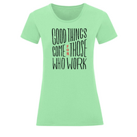 Дамска тениска "Good things" - small - 4