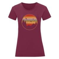 Дамска тениска "Retro Sunset" - small - 0