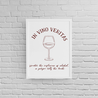 Постер с рамка "In Vino Veritas" - small - 0 Постер с рамка "In Vino Veritas" - small - 0