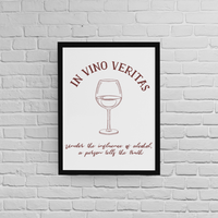 Постер с рамка "In Vino Veritas" - small - 1 Постер с рамка "In Vino Veritas" - small - 1