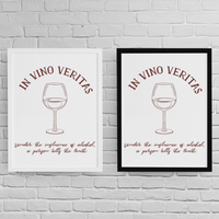 Постер с рамка "In Vino Veritas" - small - 2 Постер с рамка "In Vino Veritas" - small - 2