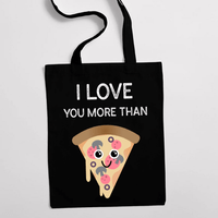 Eко чанта "More Than Pizza" - small - 0