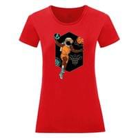 Дамска тениска "Космически баскетбол" - small - 0