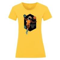 Дамска тениска "Космически баскетбол" - small - 2