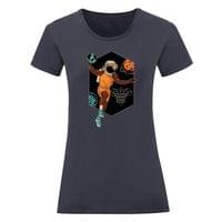 Дамска тениска "Космически баскетбол" - small - 10