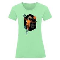 Дамска тениска "Космически баскетбол" - small - 7