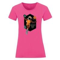 Дамска тениска "Космически баскетбол" - small - 16