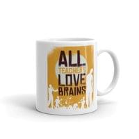 Чаша "Teachers Love Brains" - small - 3