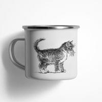 Емайлирано канче "Котенце" - small - 0