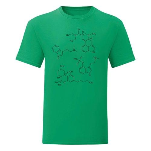 Мъжка тениска &amp;quot;Psychedelic Molecules&amp;quot; - 1