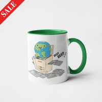 Зелена чаша "Географска карта" - small - 1