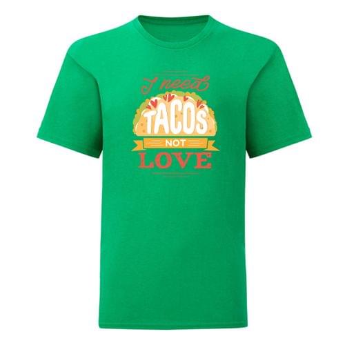 Детска тениска "I Need Tacos" - 2