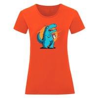 Дамска тениска "T-Rex отваря буркан" - small - 8
