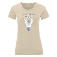 Дамска тениска "Shattering ideas" - small - 2