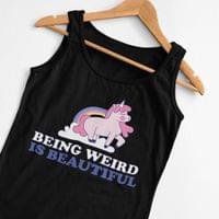 Дамски потник "Beautiful weird" - small - 0 Дамски потник "Beautiful weird" - small - 0