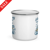 Емайлирано канче „Where Is My Fuckin' Yacht“ - small - 1