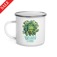 Емайлирано канче „Горгона медуза“ - small - 0