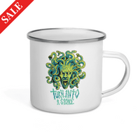 Емайлирано канче „Горгона медуза“ - small - 2