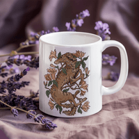 Чаша "Floral Greyhound Dog" - small - 0