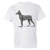 Мъжка тениска "Доберман" - small - 1