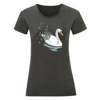 Дамска тениска "Swan Dandelion" - small - 3 Дамска тениска "Swan Dandelion" - small - 3