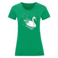 Дамска тениска "Swan Dandelion" - small - 5 Дамска тениска "Swan Dandelion" - small - 5