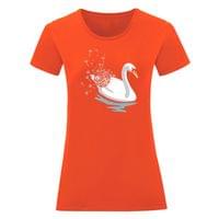 Дамска тениска "Swan Dandelion" - small - 6 Дамска тениска "Swan Dandelion" - small - 6