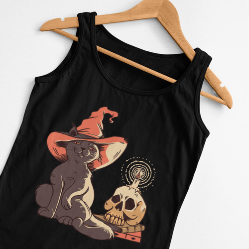 Мъжки потник &amp;quot;Halloween Witch Cat&amp;quot; - 1