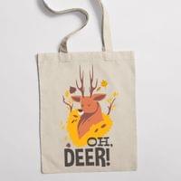 Еко чанта "Oh, Deer" - small - 0