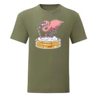 Мъжка тениска "Drinking Flamingo" - small - 13