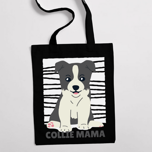 Eко чанта "Border Collie Mama" - 2