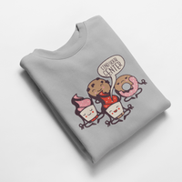 Ватирана блуза "Yoga Pastries" - small - 4 Ватирана блуза "Yoga Pastries" - small - 4
