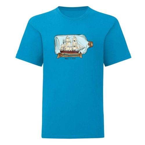 Тениска "Кораб в бутилка" (детска) - 2