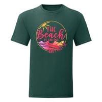 Мъжка тениска "The Beach Is Calling" - small - 0