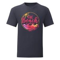 Мъжка тениска "The Beach Is Calling" - small - 14