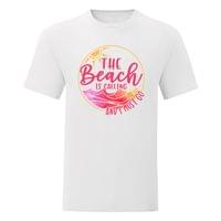 Мъжка тениска "The Beach Is Calling" - small - 10