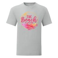Мъжка тениска "The Beach Is Calling" - small - 11