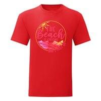 Мъжка тениска "The Beach Is Calling" - small - 12