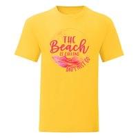 Мъжка тениска "The Beach Is Calling" - small - 15