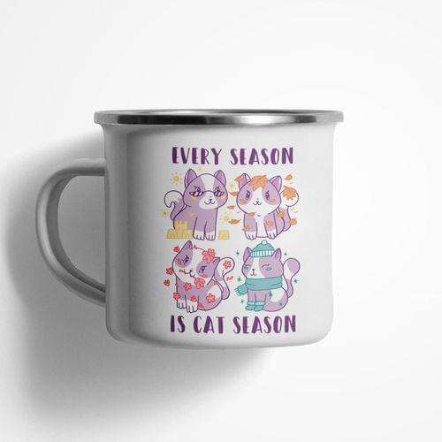 Емайлирано канче &amp;quot;Cat Season&amp;quot; - 1