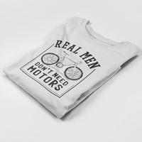 Мъжка блуза "Real Men Bike" - small - 1