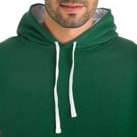 Двуцветен суитчър без щампа (Черен/Сив, 3XL) - small - 1