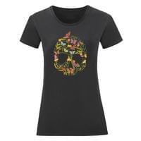 Дамска тениска "Skull Flower" - small - 1