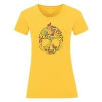 Дамска тениска "Skull Flower" - small - 3