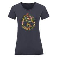 Дамска тениска "Skull Flower" - small - 4