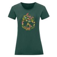Дамска тениска "Skull Flower" - small - 14