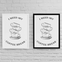 Постер с рамка "Coffee Break" - small - 2